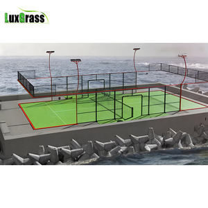 2025 Nuevo diseño <span class=keywords><strong>PANORA</strong></span> Padel Tenis Plataforma Venta al por mayor Panorámica Padel Court Equipment Company Cancha De Padel - Product Image 1