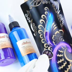 <span class=keywords><strong>Encre</strong></span> d'art corporel <span class=keywords><strong>professionnel</strong></span> maquillage tatouage au henné Pigment peinture aérographe <span class=keywords><strong>encre</strong></span> de tatouage - Product Image 1