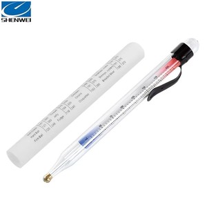 Thermomètre à bonbons en verre résistant à la chaleur, style printemps 2026, avec clip <span class=keywords><strong>pour</strong></span> pot et échelle graduée, idéal <span class=keywords><strong>pour</strong></span> confitures, <span class=keywords><strong>sucre</strong></span>, sirops et gelées - Product Image 5