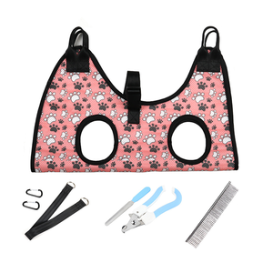 Kediler ve Köpekler için Evcil Hayvan Güzellik Askılı Tırnak Kesici ve Hamak - Modern Kauçuk Tasarım Dayanıklı Küçük/Orta/Büyük Boy - Product Image 3