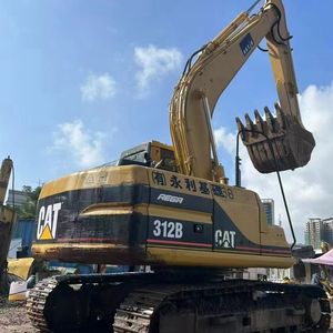 Excavatrice hydraulique CAT312B d'occasion en bon état de marche, machine de chantier, excavatrice sur chenilles Caterpillar, pompe, moteur, moteur à économie d'énergie - Product Image 1