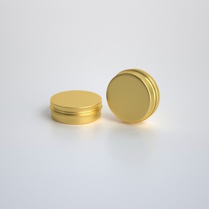 Boîtes rondes en aluminium de 25 ml (8,3 g) pour baume à lèvres et emballages cosmétiques, avec couvercles à vis, pour faux cils et huiles essentielles - Product Image 5