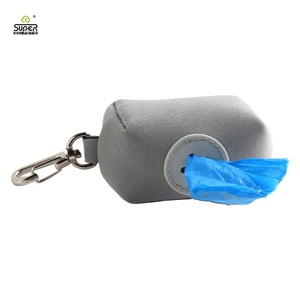 Porte-sacs à crottes beige taupe Ensemble distributeur de sacs à crottes pour chiens Poubelle <span class=keywords><strong>Grand</strong></span> distributeur de sacs à provisions - Product Image 4