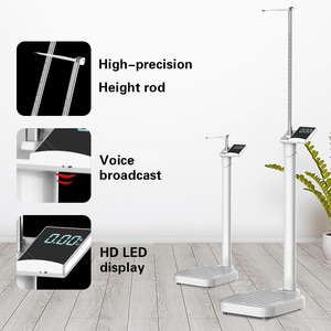 Cân đo chiều cao và cân nặng Cân kỹ thuật số kết hợp nền tảng đo chiều cao thành phần cơ thể cho trẻ em Người lớn - Product Image 3