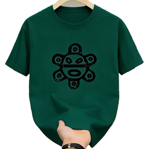 Camiseta con gráfico del símbolo del sol taino, herencia tribal indígena de Puerto Rico - Product Image 5