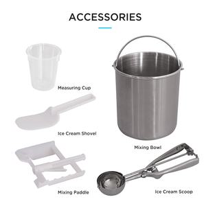 ホームアイスクリームマシン1.5Lステンレス鋼取り外し可能タンクコンプレッサー自己冷却ハンディタッチパネルソフトハードアイスクリーム - Product Image 2