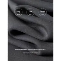 Blouson Bomber Homme Réversible Enduit Style Mature en Coton Épais 400G, Motif Cœur, Couleur Unie, Streetwear Automne