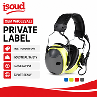 Casque de protection auditive électronique sans fil à réduction active du bruit NRR24 avec amplification sonore pour la sécurité industrielle et le tir