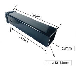 Fabrication chinoise d'accessoires automobiles en gros, tube de récepteur d'<span class=keywords><strong>attelage</strong></span> de <span class=keywords><strong>remorque</strong></span>, soudage sur acier brut, adaptateur d'<span class=keywords><strong>attelage</strong></span> - Product Image 4
