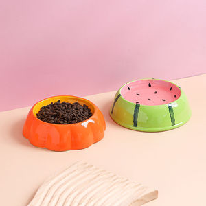 Eco-friendly Waterproof <strong>Round</strong> Leisurely Pet <strong>Bowl</strong> <strong>Dog</strong> Slow Food <strong>Bowl</strong> Creative Ceramic cat <strong>Bowl</strong> - Product Image 6