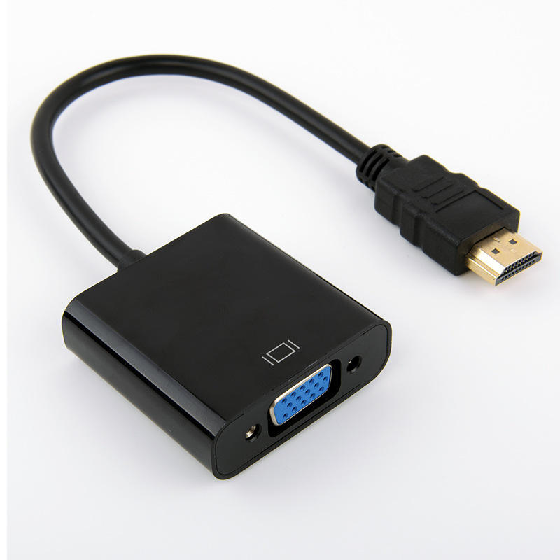 Adapter without audio or power black