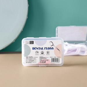 Cure-dents en plastique jetables ultra-fins, 50 pièces, pour usage familial - Product Image 2