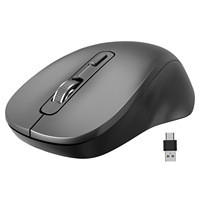 CM628 USB Plug-and-Play draadloze lasermuis met instelbare DPI, ergonomisch ontwerp, op voorraad voor desktop & laptop