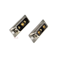 Haute puissance DB3 3V3 30A plaqué Or MÂLE FEMELLE CONNECTEUR à courant élevé D-SUB adaptateur soudure type 3pin prise De Soudure