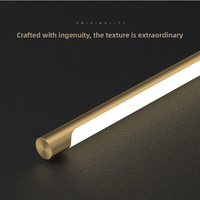 Lámpara de Escritorio LED Escandinava de Latón Macizo, Brazo Oscilante Ajustable, Garantía de 3 Años, 1000 Lúmenes, para Sala de Estar, Oficina, Dormitorio