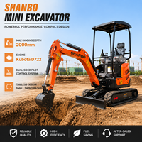 Mini-excavatrice sur chenilles 1,5T 1,8T 2T 2,5T 3T – Vente directe usine pour construction, agriculture, jardinage – Garantie
