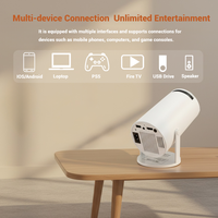 Nouveau projecteur mini HY300 2026 720P Android 11 intelligent avec correction automatique, mini home cinéma LCD portable pour films