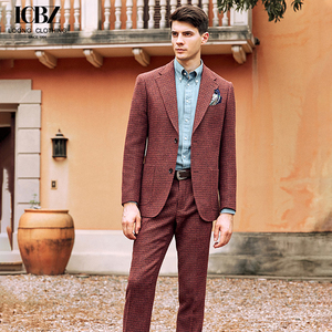 Costume en Laine Personnalisé OEM en Gros pour Hommes – Tenue Décontractée ou Formelle, Costume de Marié Élégant et Ajusté pour Hommes - Product Image 3