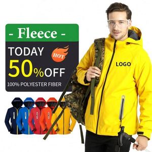 Veste de sport d'extérieur en gros d'usine, veste unisexe avec logo personnalisé, broderie, vestes pour hommes - Product Image 1