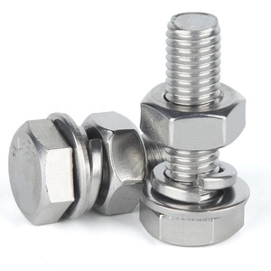 Tornillos hexagonales <span class=keywords><strong>de</strong></span> rosca completa <span class=keywords><strong>de</strong></span> acero al carbono Chapado en <span class=keywords><strong>zinc</strong></span> tuercas <span class=keywords><strong>de</strong></span> tornillo ASTM M8 M16 sujetadores chapados en <span class=keywords><strong>zinc</strong></span> tuercas y pernos classe 8,8 - Product Image 3