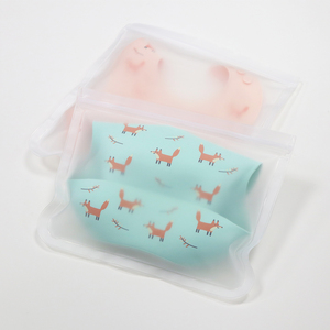 BPA Free Cold Freezer Leakproof zip lock bags for Food Storage reusable sandwich bag peva silicone pouch food bag storage