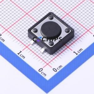 TSF002B04326A03 Tactile Switch SMD-4P,12x12mm Switch Round Button 2.6N Vertical Mount 12mm - Product Image 1