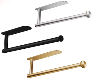 Moderne Gouden Roestvrijstalen Papieren Handdoekhouder Voor Keuken & Badkamer Voor Thuis Of Hotel Gebruik Stijlvolle Papierrolhouder - Product Image 1