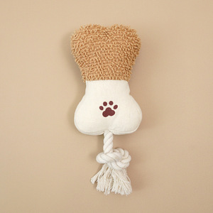 Eco-Friendly Luxury Animal Dog Rope Chew Toy Squeaker for Indoor/Outdoor Use - Product Image 4