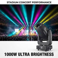 Projecteur LED professionnel 1000W à tête mobile, CRI 95 élevé, avec obturateur de cadrage, pour scène, DMX, concert, théâtre, équipement de studio