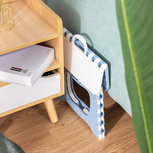 เก้าอี้พลาสติกพับได้แบบหนา รูปทรงสี่เหลี่ยมผืนผ้า พกพาสะดวก สำหรับใช้งานกลางแจ้งในสวน เหมาะสำหรับเด็ก ผู้ใหญ่ และผู้สูงอายุ - Product Image 4