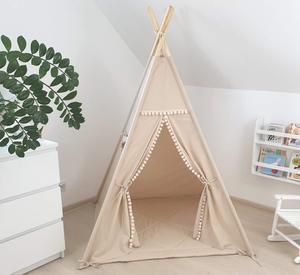 Tipi de Lona de Algodón Color Caqui para Niños, Tienda de Campaña Infantil, Juguete Deportivo, Tienda de Campaña para Niños - Product Image 3