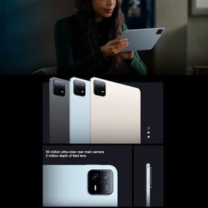 แผ่นต้นฉบับ6 <span class=keywords><strong>Pro</strong></span> <span class=keywords><strong>11</strong></span>.0นิ้ว2.8K หน้าจอ LCD <span class=keywords><strong>8GB</strong></span> + <span class=keywords><strong>128GB</strong></span> MIUI 14 Qualcomm Sn8 + 4Nm แบตเตอรี่8600mAh แผ่น <span class=keywords><strong>Mi</strong></span> 6 <span class=keywords><strong>Pro</strong></span> - Product Image 4