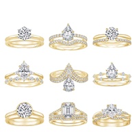 Bague Éternité en Diamant de Laboratoire Taille Marquise Plaqué Or 10K 14K 18K Certifié IGI Unisexe Bijoux Fins pour Mariage et Anniversaire