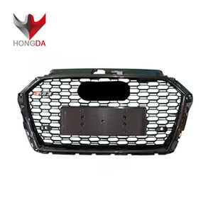 Grille <span class=keywords><strong>de</strong></span> pare-chocs avant <span class=keywords><strong>de</strong></span> haute qualité pour 2017-2020 <span class=keywords><strong>Audi</strong></span> <span class=keywords><strong>A3</strong></span> modifiée en calandre RS3 matériau ABS en maille nid d'abeille - Product Image 2