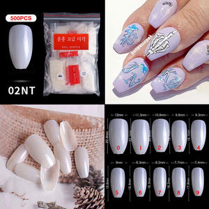 Fabricant de faux ongles sur mesure, ongles à presser français, vente en gros, certifiés CE, en plastique transparent, couvrance totale, couvrance partielle, capsules d'ongles pour nail art - Product Image 5