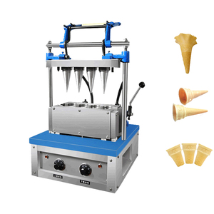 24 몰드 자동 아이스크림 옥수수 웨이퍼 비스킷 만들기 아이스크림 콘 메이커 기계 - Product Image 3