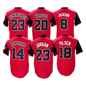 Khâu Mỹ Bóng Chày Jerseys Chicago 8 Jackson 20 Vargas 14 Konerko 23 Beninendi 18 Pilsen Tùy Chỉnh Jersey - Product Image 3