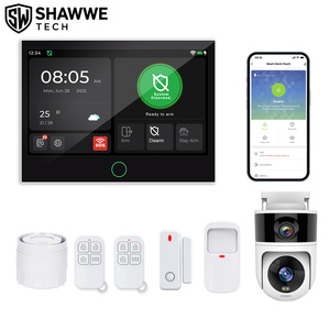 Sistema <span class=keywords><strong>di</strong></span> <span class=keywords><strong>Allarme</strong></span> Tuya Smart Home 4G+Wifi in ABS <span class=keywords><strong>con</strong></span> Schermo da 7 Pollici 433Mhz FSK, Sistema <span class=keywords><strong>di</strong></span> Sicurezza Portatile <span class=keywords><strong>con</strong></span> Telecamera Antifurto per Casa 2026 - Product Image 2