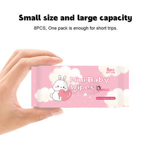 Toallitas Húmedas para Bebés, Marca Personalizada, Precio de Fábrica al por Mayor, Paquete Mini para Limpieza de Manos y Boca - Product Image 4
