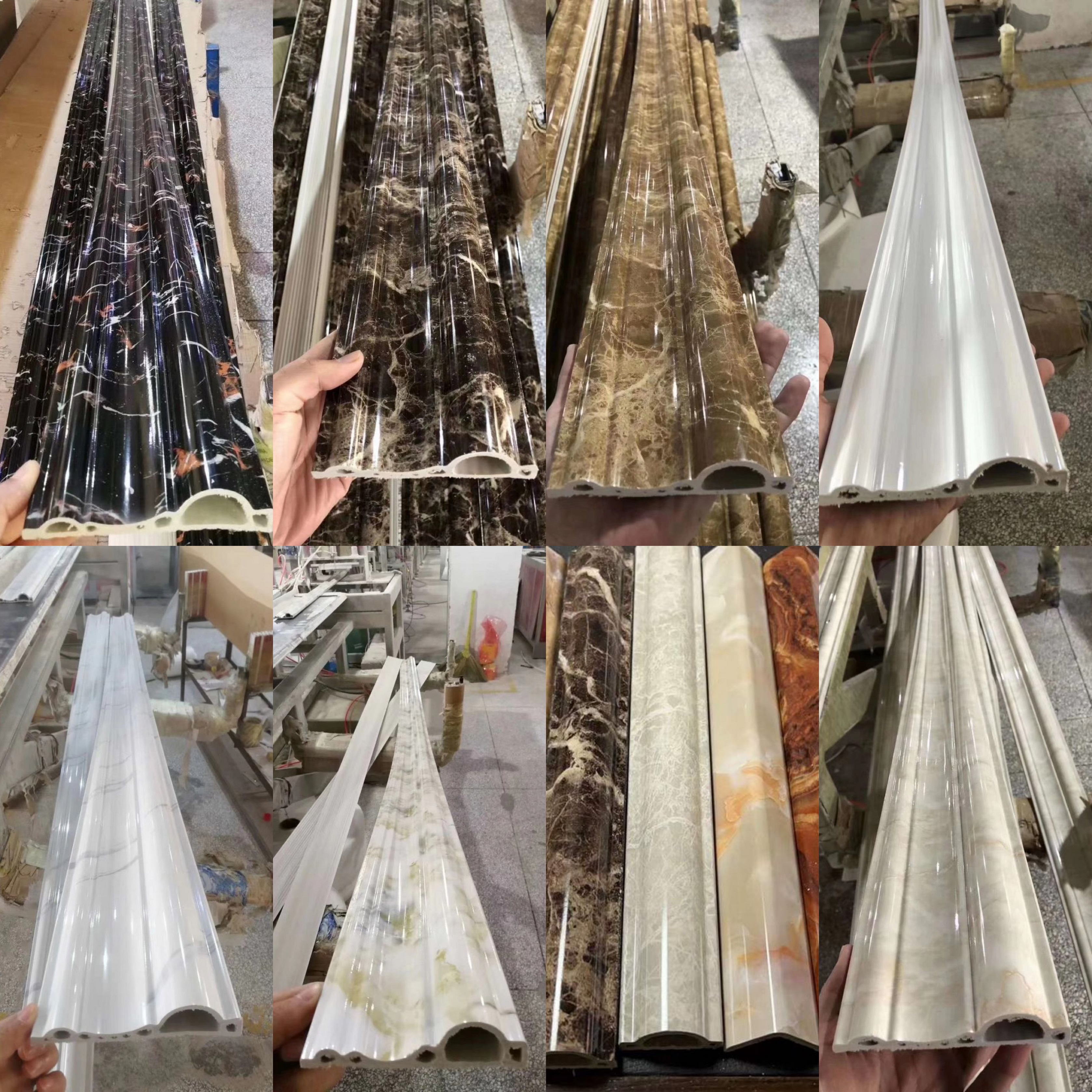 High Glossy 1220x2440mm 3mm PVC Wall Panel PVC Marble UV Sheet