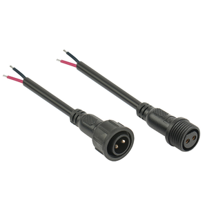 밍위에 IP65 M16 2핀 3핀 4핀 5핀 남성 여성 PVC 방수 맞춤형 몰딩 케이블 원형 커넥터 조명용 - Product Image 3