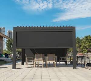 Pérgola Bioclimática Eléctrica de Alta Gama con Revestimiento de Aleación de Aluminio y Recubrimiento en Polvo, Lámpara de Calefacción Impermeable para Jardín, Gazebo, Balcón - Product Image 2