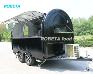 Remorque à frites française d'extérieur, remorque mobile de restauration rapide, remorque à churros, stand de shawarma, chariot de nourriture mobile à vendre - Product Image 2