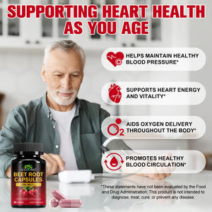 SOLOTREE Organic Vegan 1300mg Extrato De Beterraba Em Pó Cápsulas Suplemento Private Label Beterraba <span class=keywords><strong>Root</strong></span> Cápsulas para Aumenta Resistência - Product Image 5