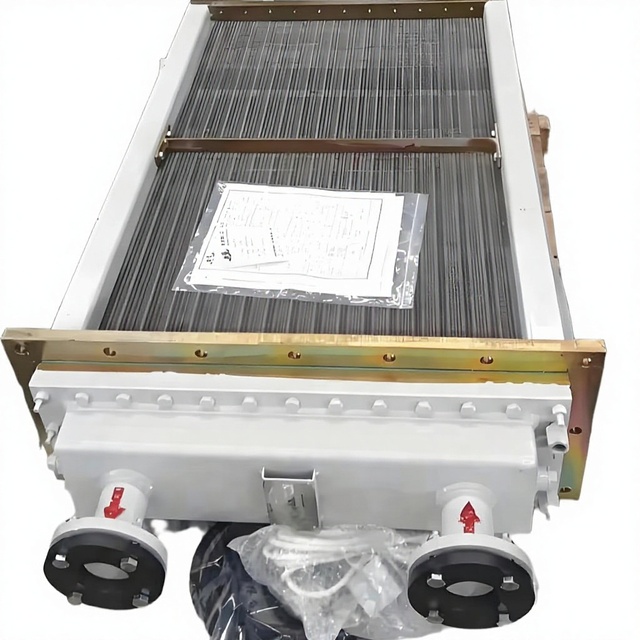 Key Feature Aluminium Tube Fin Air Cooler Heat Exchanger Efficient Heating Cooling Rapid Heat Transfer Customizable Dimensions