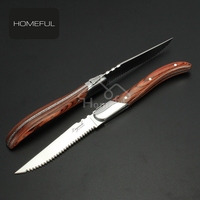 <strong>Best</strong> <strong>Selling</strong> 4.5 Inch <strong>Luxury</strong> <strong>Kitchen</strong> Steak <strong>Knife</strong> Serrated Edge 430 S/S Handle Eco-Friendly Stainless Steel Flatware <strong>Set</strong> Travel