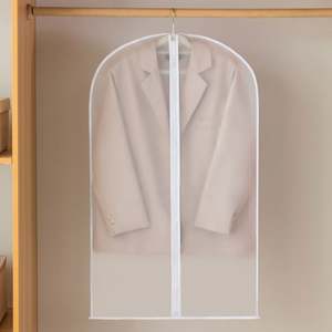 Clear <b>Garment</b> Bags for Hanging Clothes Suit Bags for Closet Storage Clothing <b>Cover</b> for Coats Jackets - Product Image 4