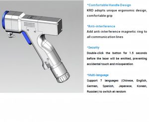 Pistolet de décapage de rouille portatif KRD SCQX-1S, nouvelle génération, 2000W 3000W, traitement des surfaces métalliques - Product Image 3