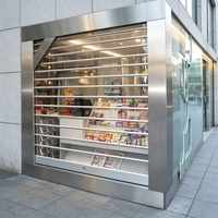 Porte automatique en acier et verre, antivol, design moderne, pour villa, hôtel, supermarché, salle à manger, usage intérieur - Garantie 1 an