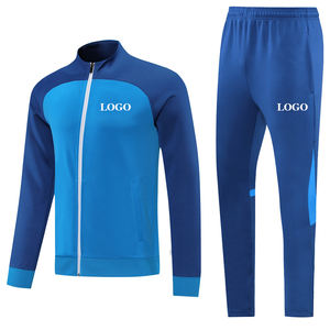 थालेंड गुणवत्ता फुटबॉल ट्रैक सूट कस्टम जर्सी प्रशिक्षण फुटबॉल सूट काले खेल सॉकर जैकेट वर्दी - Product Image 5